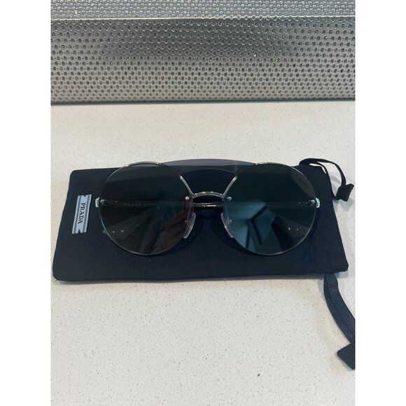 PRADA 36MM Mirrored Round Sunglasses - Picture 8 of 11